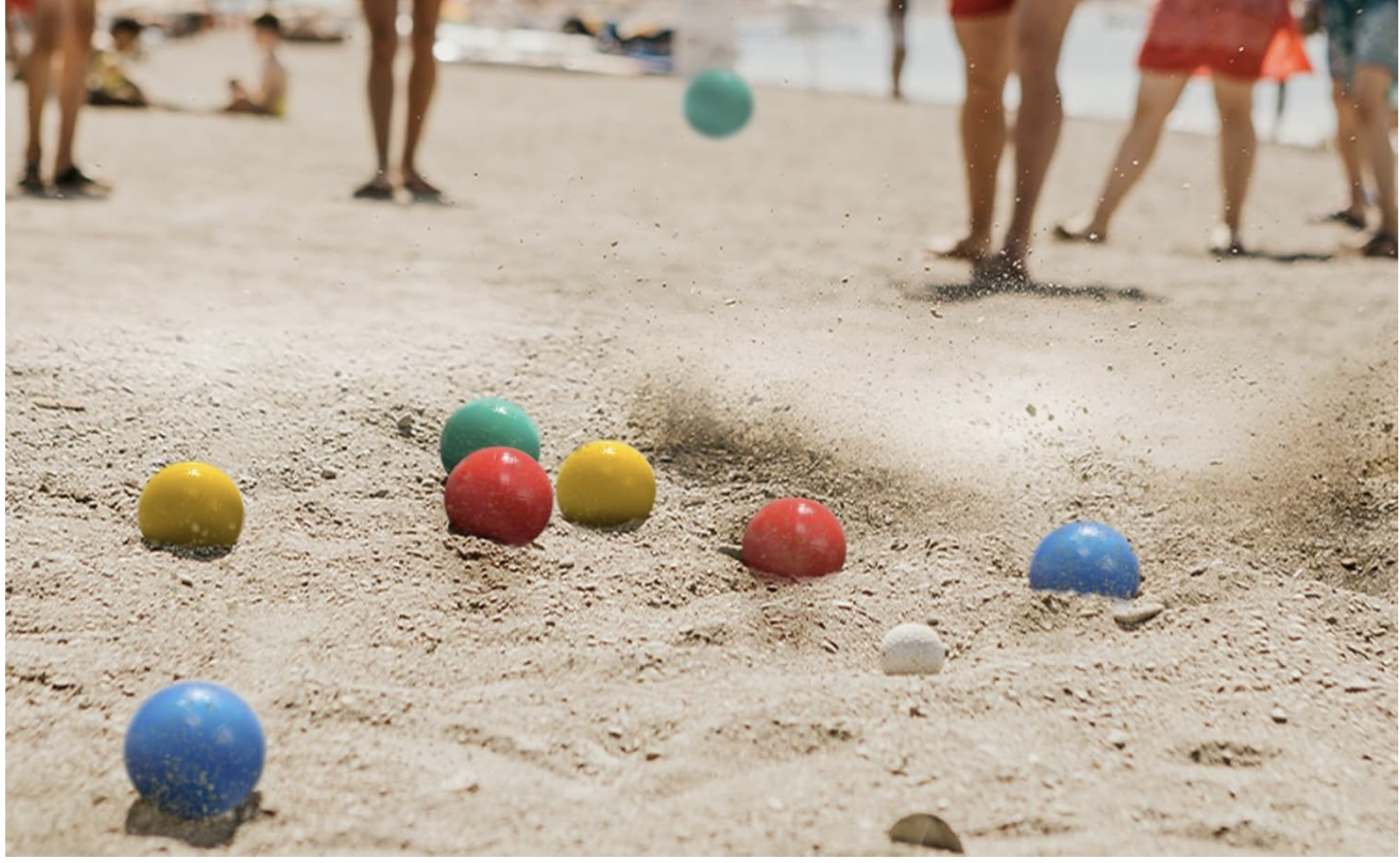 Bocce Ball beach add-on rental equipment for enhanced beach experience